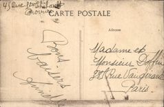 CPA Provins rue Thibault jardin Garnier