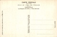 CPA Provins Les Remparts Porte Saint Jean