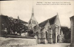CPA Provins Ville Basse Eglise Sainte Croix