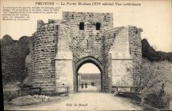 CPA Provins La Porte St Jean Vue Exterieure