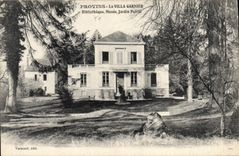 CPA Provins La Villa Garnier Bibliotheque
