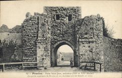 CPA Provins Porte Saint Jean Exterieur
