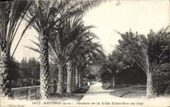 CPA Antibes Jardins De La Villa Eilen Roc au Cap