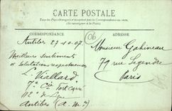 CPA Cap Antibes Vue Sur Antibes