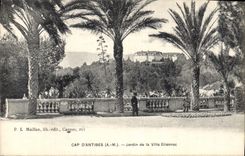 CPA Cap D'Antibes Jardin De La Villa Eilenroc