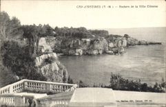 CPA Cap D'Antibes Rochers De La Villa Eilenroc