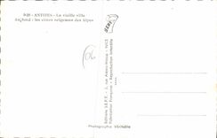 CPA Antibes Le Vieille Ville Au Fond Les Cimes
