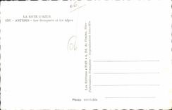 CPA Antibes Les Remparts Et Les Alpes