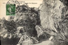 CPA Antibes Jardins eden Roc Grotte Des Faux Monnayeurs