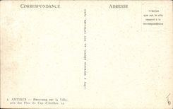CPA Antibes Panorama Sur La Ville Pris Des Pins Du Cap D'Antibes