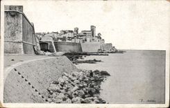 CPA Antibes Vu Du Cap