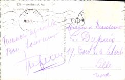 CPA Antibes La Vieille Ville Et Les Remparts