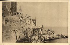 CPA Antibes Boulevard Des Fronts De Mer