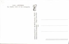 CPA Antibes La Vieille Ville Et Les Remparts