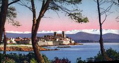 CPA Antibes Et La Chaine Des Alpes