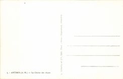 CPA Antibes La Chaine Des Alpes