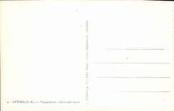 CPA Antibes Vue Generale Chaine Des Alpes