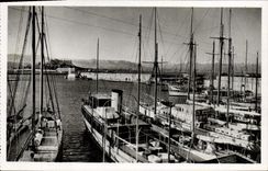CPA Antibes Le Port Et Le Fort Carre