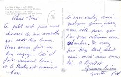 CPA Antibes Vue Sur Les Remparts Et Le Chateau