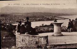 CPA Antibes La Table D'Orientation De Notre Dame De La Garoupe