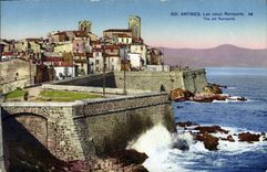 CPA Antibes Les Vieux Remparts