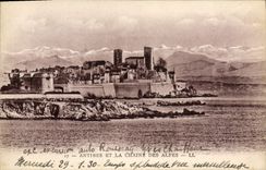 CPA Antibes Et La Chaine Des Alpes