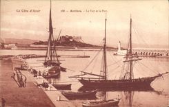CPA Antibes Le Fort Et La Port
