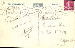 CPA Antibes Les Remparts Et La Chaine Des Alpes