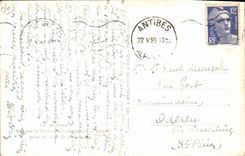 CPA Antibes Vue Sur La Table