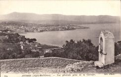 CPA Antibes Vue Generale Prise De La Garoupe