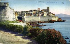 CPA Antibes Les Remparts