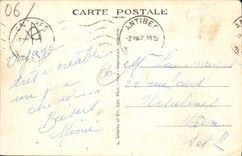CPA Antibes Le Port Et Le Fort Carre
