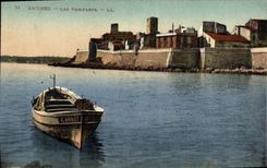 CPA Antibes Les Remparts