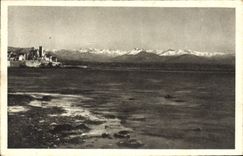 CPA Antibes Et La Chaine Des Alpes Neigeuses