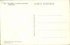 CPA Antibes Et La Chaine Des Alpes Neigeuses