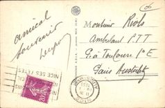 CPA Antibes Les Vieux Remparts Et Les Alpes