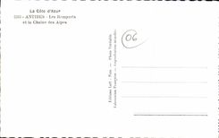 CPA Antibes Les Remparts Et La Chaine Des Alpes