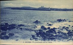 CPA Antibes Vue Panoramique Prise De I'Illette