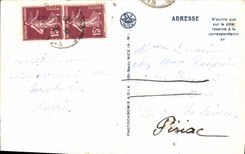 CPA Antibes Le Fort Carre Et La Chaine Des Alpes