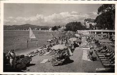 CPA Juan Les Pins La Plage