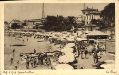 CPA Juan Les Pins La Plage