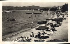 CPA Juan Les Pins La Plage
