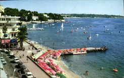 CPA Juan Les Pins La Plage