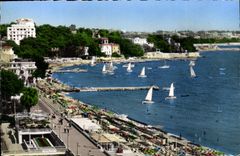 CPA Juan Les Pins Les Plages Et Le Provençal