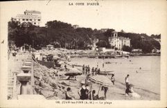 CPA Juan Les Pins La Plage