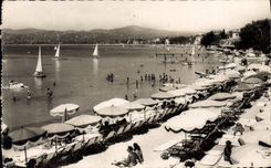 CPA Juan Les Pins La Plage