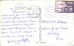 CPA Juan Les Pins La Plage