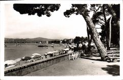 CPA Juan Les Pins La Pinede Et La Plage