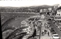 CPA Juan Les Pins La Promenade Et Les Plages