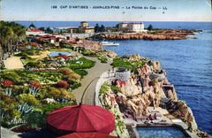 CPA Juan Les Pins La Pointe Du Cap